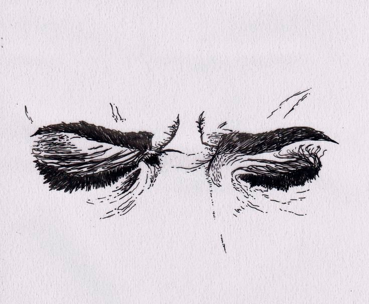 eyes that look stressed.