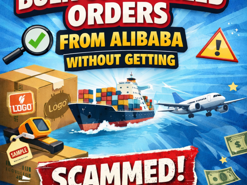 Ep1. How to place bulk customized orders from Alibaba without getting&nbsp;scammed.